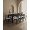Manhattan Comfort Rectangle Dining Set of 9 W/ Colbert Chairs, 70.86 in L, American Solid Ash Wood, Black 8-DT02DCCA02-GY - alternate 1